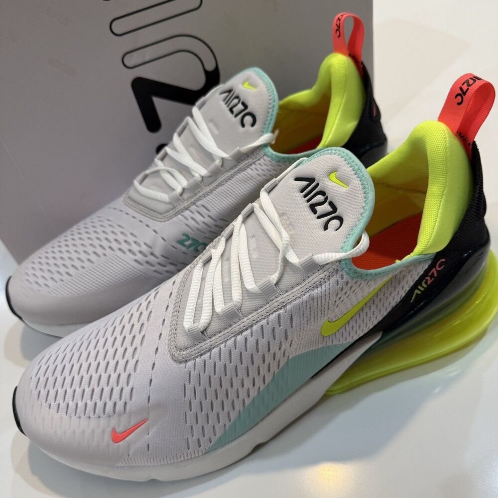 Nike Air Max 270 Men’s Size 15 Vast Grey/volt Hot Lava Black Brand New in Box